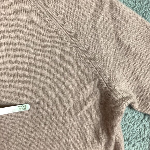 NakedCashmere Tulip Sweater Womens XS Pink Cashmere Off the Shoulder FLAWS - Picture 12 of 16